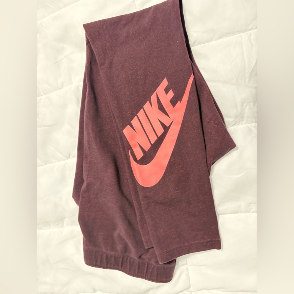 Nike Pale Red and Coral Leggings